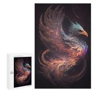 1000 PCS Puzzle Per Adulti Phoenix Celestial Firebird Artwork Puzzle Per Adulti Gioco Rompicapo Regalo Di Compleanno Difficile E Stimolante 1000 PCS