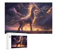 1000 PCS Puzzle Per Adulti Puzzle Electric Unicorns Mystical Creatures Puzzle Per Adulti Gioco Rompicapo Decorazione Murale Divertimento A Casa Attività, 1000 PCS