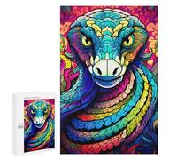 1000 PCS Puzzle Per Adulti Puzzle Rainbow Serpent Portrait Puzzle Per Adulti Gioco Rompicapo Decorazione Murale Divertimento A Casa Attività, 1000 PCS