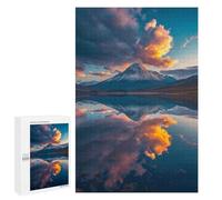1000 PCS Puzzle Per Adulti Reflected Mountain Majesty Puzzle Antistress Per Adulti Decorazione Perfetta Difficile E Stimolante 1000 PCS