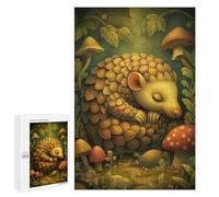 1000 PCS Puzzle Per Adulti Sleeping Pangolin in Enchanted Forest Puzzle Per Adulti Giochi Rilassanti Regalo Di Compleanno Regali Unici Per Compleanno E Natale 1000 PCS