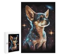 1000 PCS Puzzle Per Adulti Space Pup Cosmic Canine Art Print Puzzle Per Adolescenti Difficile Difficile Ogni Pezzo È Unico - Gioco Divertente E Stimolante Per Tutta La Famiglia 1000 PCS