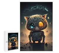 1000 PCS Puzzle Per Adulti Steampunk Cat in Space-5 Puzzle Per Adulti Gioco Rompicapo Regalo Di Compleanno Difficile E Stimolante 1000 PCS