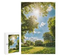 1000 PCS Puzzle Per Adulti Sunlight Through The Trees Puzzle Per Adulti Giocattolo Decorazione Da Parete Decorazione Perfetta Per È Ideale Come Regalo 1000 PCS