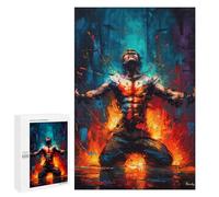 1000 PCS Puzzle Per Adulti The Inner Fire - Abstract Expressionist Art Puzzle Per Adulti Giocattolo Decorazione Da Parete Ma Divertente E Umoristico Interazione Genitore-figlio 1000 PCS