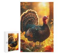 1000 PCS Puzzle Per Adulti Wild Turkey in Autumn Puzzle Giochi Per Famiglie Decorazione Perfetta Regali Unici E Di Compleanno 1000 PCS