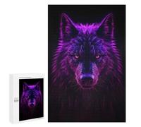 1000 PCS Puzzle Per Adulti Wolf Magenta Neon Puzzle Per Adolescenti: Migliora La Memoria. Ogni Pezzo È Unico - Giocattoli E Giochi Educativi 1000 PCS