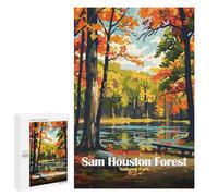 1000 PCS Puzzle Sam Houston Forest National Park Puzzle Per Adulti Giochi Divertenti Decorazione Perfetta Regali Unici Per Compleanno E Natale 1000 PCS