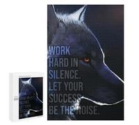 1000 PCS Puzzle Work Hard In Silence Puzzle Per Adulti Puzzle Divertenti E Umoristici Stimolanti Da Completare Regali Unici Per Compleanno E Natale 1000 PCS
