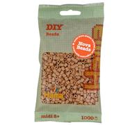 1000 perline MIDI standard (diametro 5 mm) beige biologico