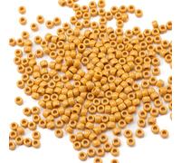 1000 perline per pony arancioni in acrilico, 6 x 9 mm, per arte, artigianato, bracciali, collane, gioielli, orecchini, intrecciare i capelli, colore: giallo