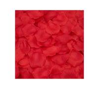 1000 petali di rosa artificiali for set for una notte romantica/matrimonio, fidanzamento/festa/preparati for lei/lui a San Valentino Per Compleanno(Red)