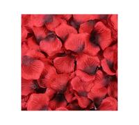 1000 petali di rosa artificiali for set for una notte romantica/matrimonio, fidanzamento/festa/preparati for lei/lui a San Valentino Per Compleanno(Dark Red Black Dot)