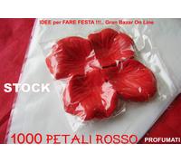 1000 PETALI PROFUMATI ROSSO SPOSI VALENTINO NOZZE FESTA PARTY COMPLEANNO STOCK