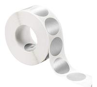 1000 Pezzi 1 Pollice Adesivi Gratta e Vinci Rotondo Etichette (Argento)