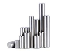 1000 pezzi 304 perno in acciaio inossidabile testa piatta cilindrica doppia smussata tassello fisso di posizionamento solido M1.4(8mm)