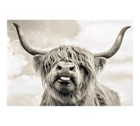 1000 pezzi (52x38cm) Puzzle per adulti, puzzle di mucche alte, adatti allo sviluppo intellettuale dei bambini, sollievo dallo stress, giochi familiari interessanti numero