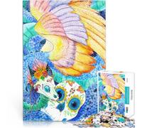 1000 pezzi adolescenti Puzzle Sugar Skull Dragon Stressabbau-Spielzeug Jedes Stück ist einzigartig Anspruchsvolles Familienspiel75x50cm