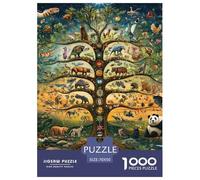 1000 Pezzi Albero della Vita Puzzles Giochi-rompicapo Decora La Casa Yggdrasil Puzzle Di Autotone Intrattenimento Creativo Per Adulti E Bambini 70x50cm/1000pcs