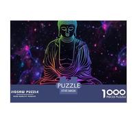 1000 Pezzi Artistic Buddha Statues Gioco Familiare Impegnativo E Difficile Decorazione Famiglia Regalo Giocattolo Perfetto Per Appassionati Di Puzzle Per Adulti E Bambini Da 14 Anni E Più 38x26cm/100