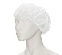 1000 pezzi Barett aspirante - sorella cappe testa da Hygiene Vlies Cappe una volta da Barett Cappe Op Cappe marca bicap im Dispenser della scatola, colore bianco