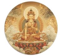1000 Pezzi Buddha Statue Puzzles Giochi-rompicapo Decora La Casa Buddhism Puzzle Di Cartone Intrattenimento Creativo Per Adulti E Bambini 1000pcs (67.5x67.5cm)