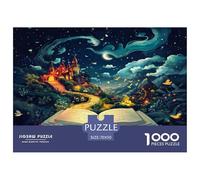 1000 Pezzi Castle Puzzle Giochi-rompicapo Decora La Casa Palace Puzzle Di Cartone Giocattoli Sfida Regalo Per Adulti E Bambini Da 12 Anni 70x50cm/1000pcs