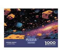 1000 Pezzi Cheese Universe Puzzle Sfide Divertenti Decora La Casa Star Travel Puzzle Di Cartone Giocattoli Sfida Regalo Per Adulti E Bambini 70x50cm/1000pcs
