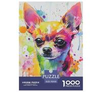 1000 Pezzi Chihuahua Puzzle Classici Giochi Decorazione Perfetta Classici Canes Puzzle Giochi Edugattoivo Per Adulti E Bambini Da 12 Anni 70x50cm/1000pcs