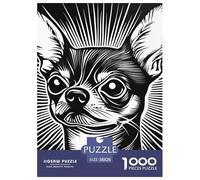 1000 Pezzi Chihuahua Puzzles Giochi-rompicapo Decorazione Perfetta Classici Canes Puzzle Giochi Edugattoivo Per Adulti E Ragazzi 38x26cm/1000pcs