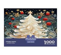 1000 Pezzi Christmas Tree New Year's Gift Puzzles Giochi-rompicapo Decorazione Perfetta Classici Plant Puzzle Giochi Educativo Per Adulti E Ragazzi 70x50cm/1000pcs