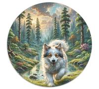 1000 Pezzi Circular Puzzle Brussels Griffon Rompicapo Per Adulti E Bambini Pet Dog Impossibile Creativo Colorato Giocattolo Regalo Bambino 1000pcs (67.5x67.5cm)