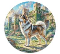 1000 Pezzi Circular Puzzle Central Asian Shepherd Dog Rompicapo Per Adulti E Bambini Regalo Rilassamento Gioco Da Tavolo Difficile Giochi Bambina Intelligente 1000pcs (67.5x67.5cm)