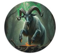 1000 Pezzi Circular Puzzle Evil Sheep Rompicapo Per Adulti E Bambini Animals Das Tier Wild Animals Beast Regalo Rilassamento Gioco Da Tavolo Difficile Giochi Bambina Intelligente 1000pcs (67.5x67.5cm)