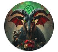 1000 Pezzi Circular Puzzle Evil Sheep Rompicapo Per Adulti E Bambini Animals Das Tier Wild Animals Beast Creativo Colorato Giocattolo Regalo Bambino 1000pcs (67.5x67.5cm)