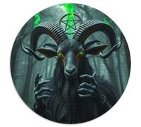 1000 Pezzi Circular Puzzle Evil Sheep Rompicapo Per Adulti E Bambini Animals Das Tier Wild Animals Beast Festa Aziendale Gioco Familiare Relax PaesaggiClassici 1000pcs (67.5x67.5cm)