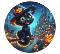 1000 Pezzi Circular Puzzle Ultimate Fantasy Rompicapo Per Adulti E Bambini Witch Creativo Colorato Giocattolo Regalo Bambino 1000pcs (67.5x67.5cm)