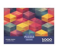 1000 Pezzi Colored Building Blocks Puzzle Sfide Divertenti Decorazione Perfetta Abstract Style Puzzle Di Cartone Giocattoli Sfida Regalo Per Adulti E Ragazzi 70x50cm/1000pcs