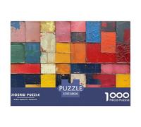 1000 Pezzi Colored Building Blocks Puzzles Sfide Divertenti Decora La Casa Classici Abstract Style Puzzle Giochi Educativo Per Adulti E Bambini Da 12 Anni 38x26cm/1000pcs
