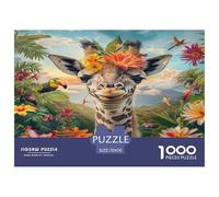 1000 Pezzi Colored Giraffe Puzzles Sfide Divertenti Decora La Casa Classici Wildlife Puzzle Giochi Educativo Per Adulti E Bambini Da 12 Anni 70x50cm/1000pcs