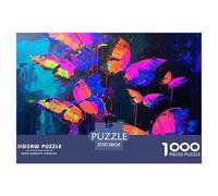 1000 Pezzi Colored Lines Puzzles Sfide Divertenti Decorazione Perfetta Neon Vortex Puzzle Di Cartone Intrattenimento Creativo Per Uomini E Donne 70x50cm/1000pcs