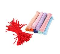 1000 pezzi Colori assortiti Pulsolli di poliestere morbidi Sali a chenille colorati a più scopo per la creazione di decorazioni per le vacanze