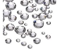 1000 Pezzi Cristallo Decorazione Cristalli Strass Rotondo 1.5 mm - 5 mm, 5 Formati