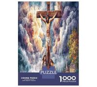 1000 Pezzi Crucifixion Scene Puzzle Divertente Gioco Per Famiglie Jesus Puzzle Decorazione Per La Casa Per Adulti E Ragazzi 70x50cm/1000pcs