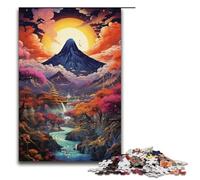 1000 pezzi di puzzle con bellissimi paesaggi giapponesi colorati per adulti adatti a coppie e adolescenti dai 14 anni in su 1000 pezzi (38x26 cm)