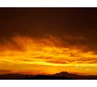 1000 Pezzi di Puzzle per Il Regalo di Giocattoli Educativi per Adolescenti - Tramonto sulla vetta della montagna 75x50cm