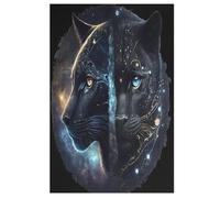 1000 Pezzi Di Puzzles in Legno Leopard, Puzzle Gioco Regali Di Compleanno Decorativo Per Adulti E Adolescenti 78×53cm