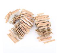 1000 pezzi di resistenze a film di carbonio da 1/2 W, assortimento di componenti elettronici con tolleranza del 5% e 100 valori da 1 ohm a 10 M ohm, etichettati singolarmente per h