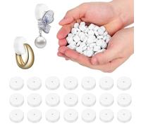 1000 Pezzi di Schiuma Bianca 12mm, Supporto Comfort | Chi Porta Modelli Pesanti o Ha Orecchie Sensibili, Aiuto Contro L’abbassamento e Maggiore Stabilità