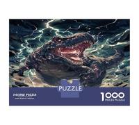 1000 Pezzi Dinosaur Puzzle Sfide Divertenti Decorazione Perfetta Giochi Ancient Behemoth Puzzle Relax Giochi Educativo Per Adulti E Bambini 52x38cm/1000pcs